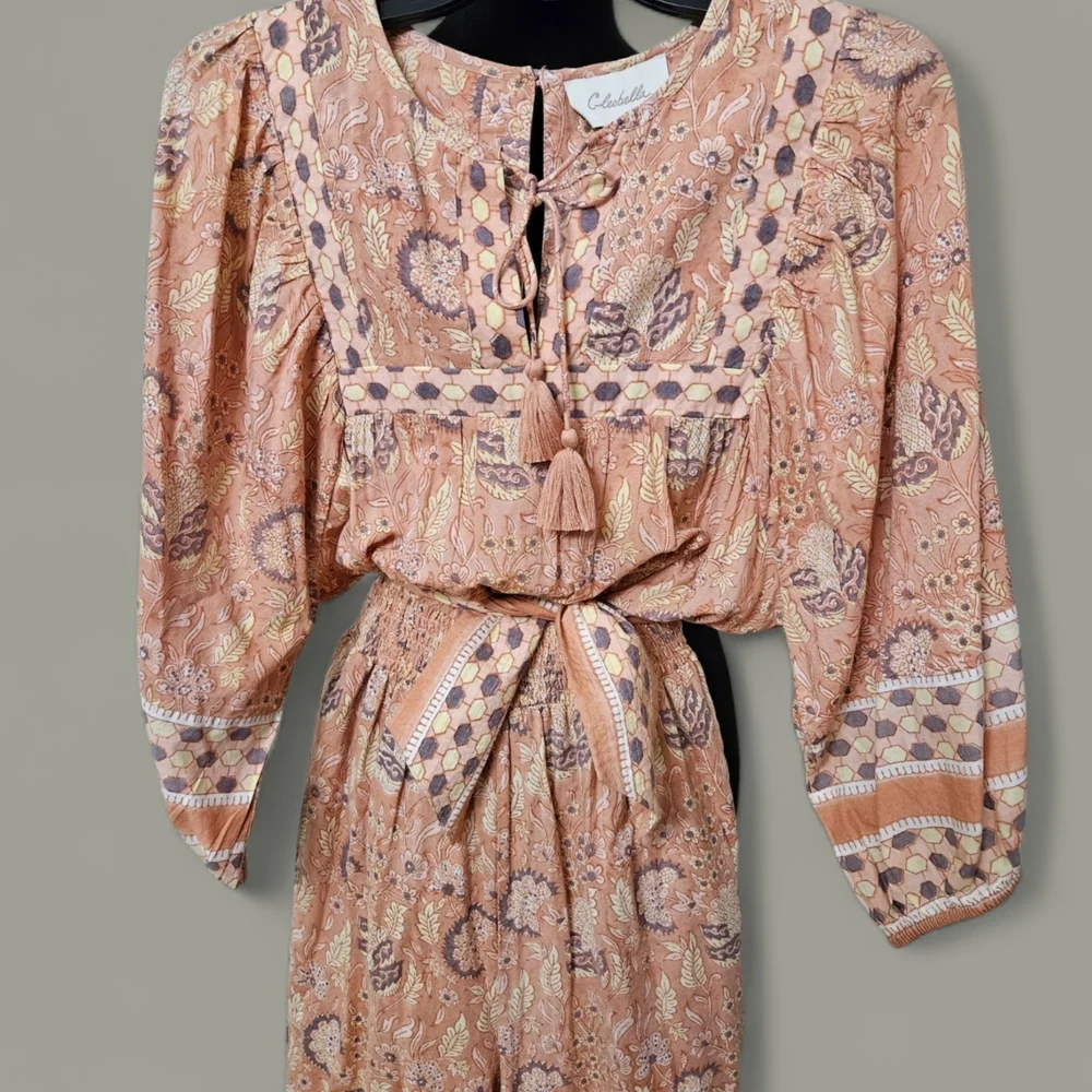 Cleobella Magdalena Bohemian Jumpsuit--Size Large - Picture 1 of 13